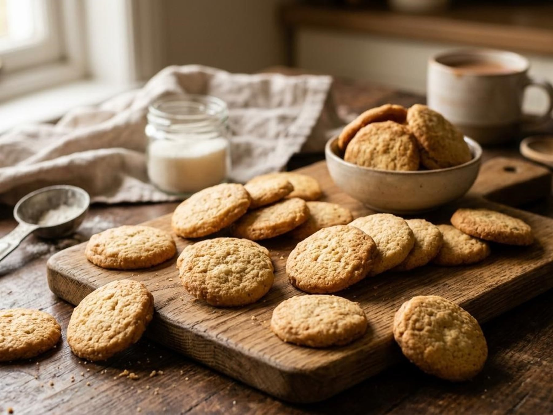 La regla 3-2-1: galletitas caseras con harina, manteca y azúcar que no fallan