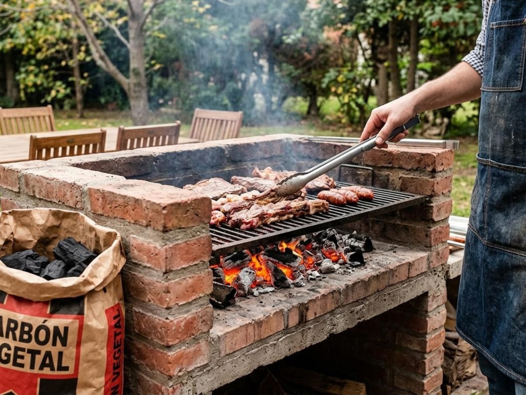 Asado sin sobresaltos: cuánto carbón cargar para que las brasas no queden cortas