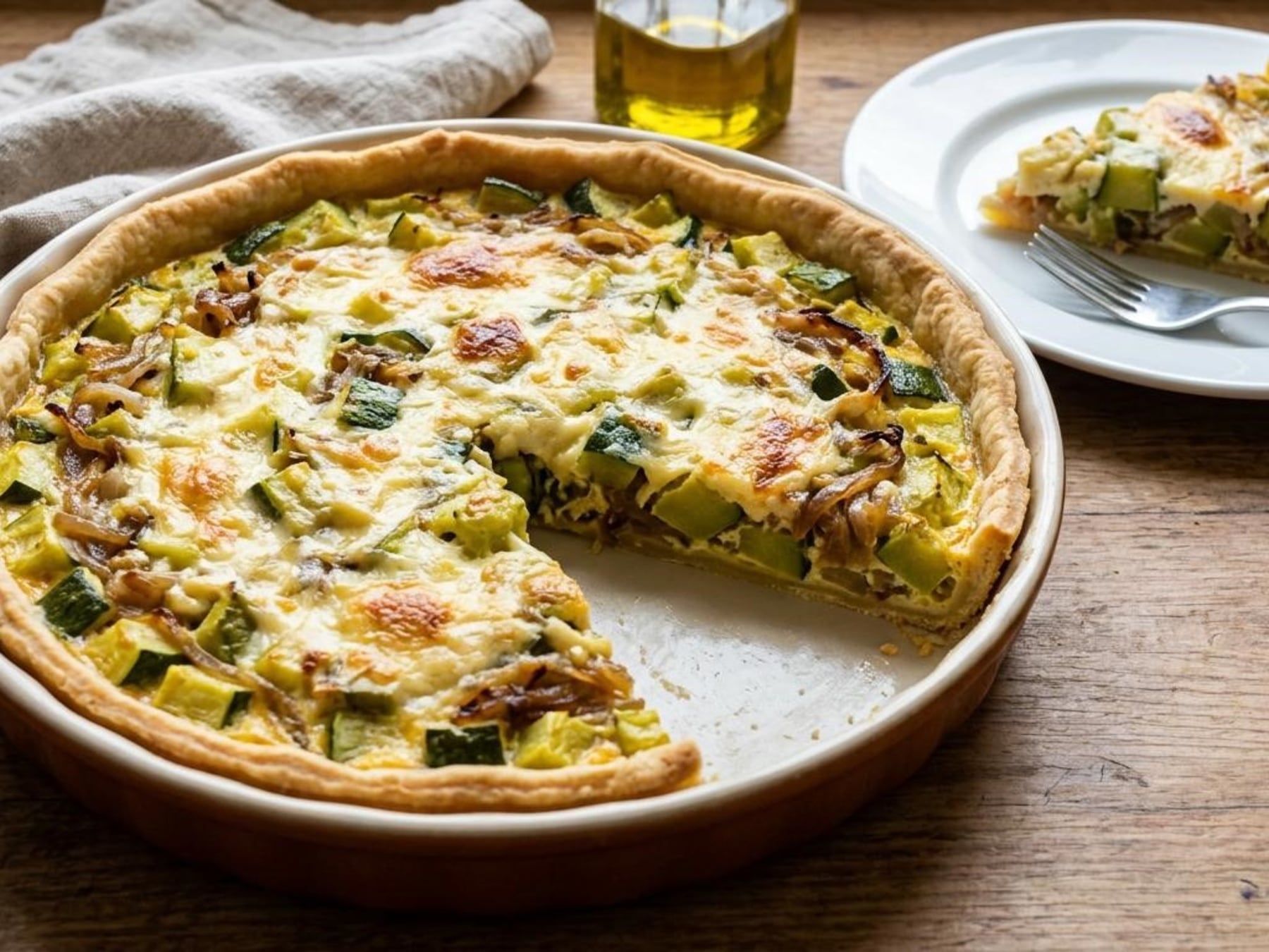 Tarta de zapallitos sin sorpresas: el truco está en el relleno