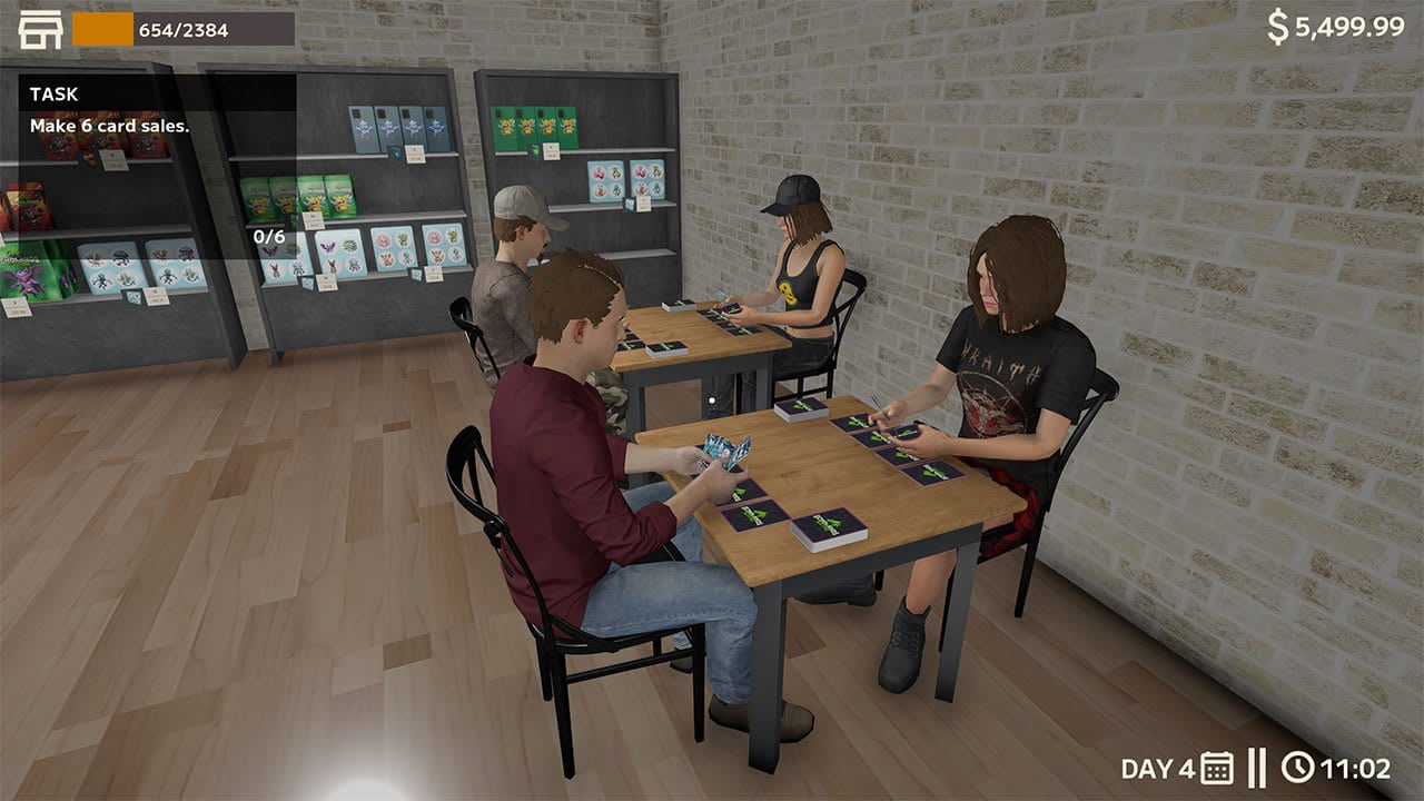 Card Shop Simulator sale del horno y suma batallas de cartas para festejar