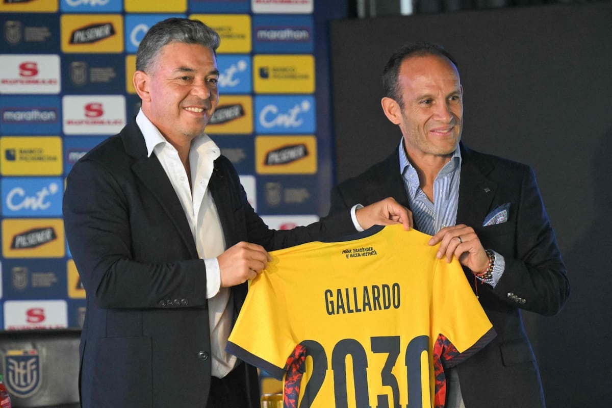 Gallardo se calzó el buzo de Ecuador y ya empieza a correr el reloj hacia 2030
