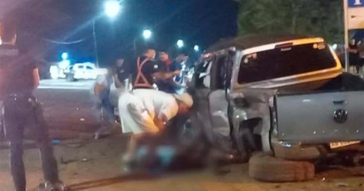 Un adolescente y un joven de 18 años murieron en una colisión frontal sobre la Ruta 14 en San Vicente