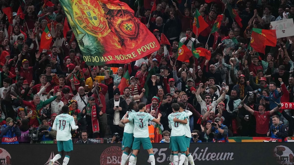 Portugal se dio el gusto en Dinamarca: ganó 4 a 2 sin CR7 y sigue de racha
