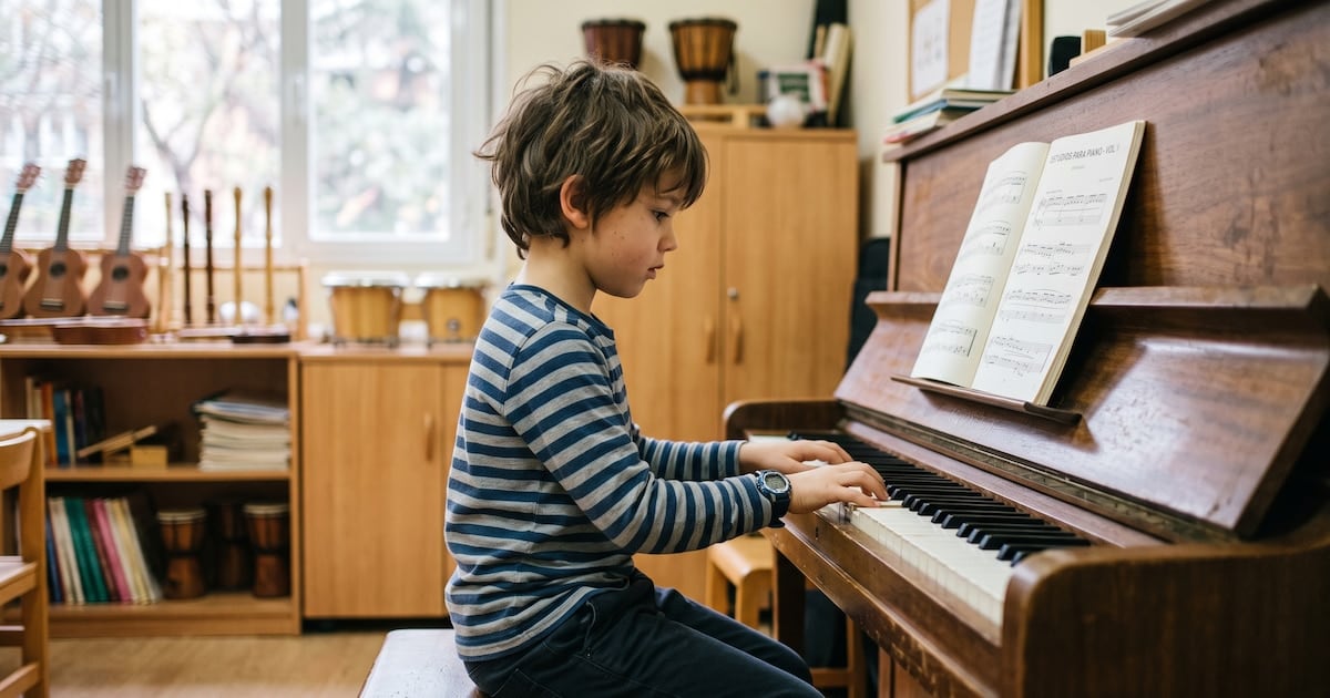 Una investigación de Northeastern asoció la práctica de instrumentos con mejores rendimientos cognitivos en chicos de entre 7 y 9 años