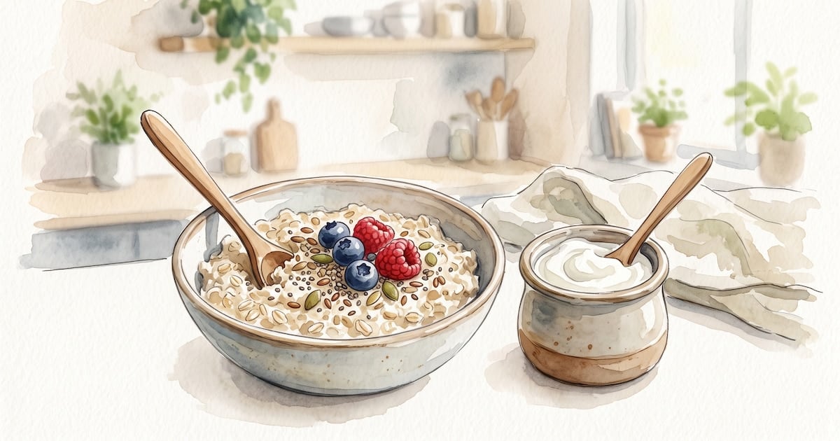 Avena y yogur griego: dos alimentos que pueden sumarse a la mesa para mejorar el tránsito intestinal