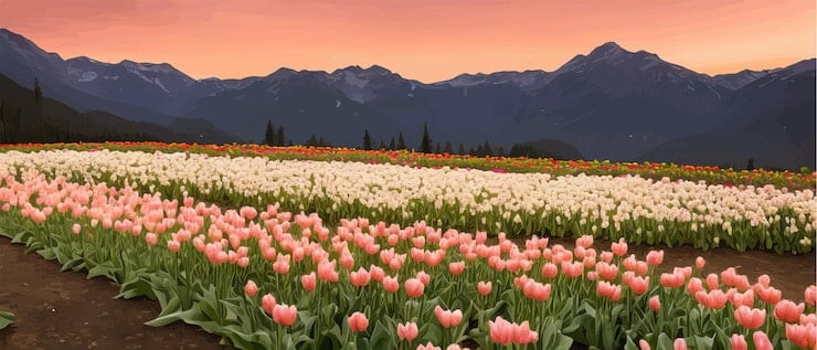 Trevelin se viste de tulipanes: la temporada que ya tiene fecha, hora y precio en Chubut
