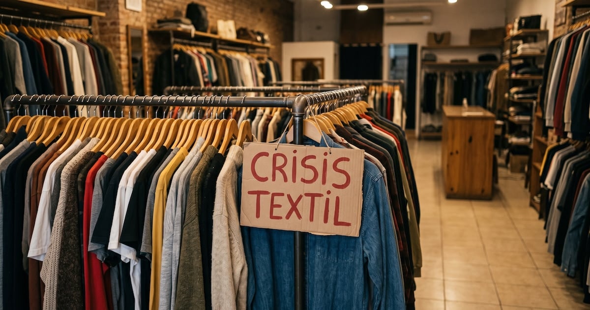 Textil: 22,6% de caída en producción y 28.000 empleos menos en lo que va del año