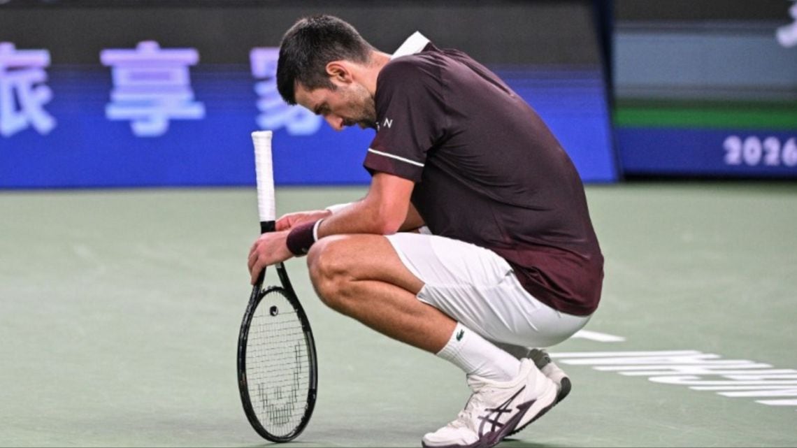 El Nole se chocó con la realidad en Shanghái y ahora la tiene peleada
