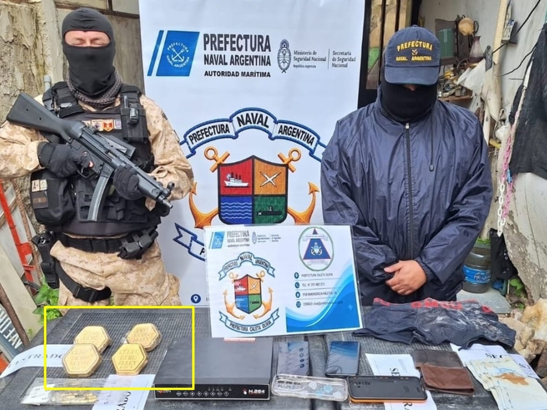 Caleta Olivia: peritajes confirman que las piezas secuestradas no eran lingotes de oro sino una aleación usada en radioterapia