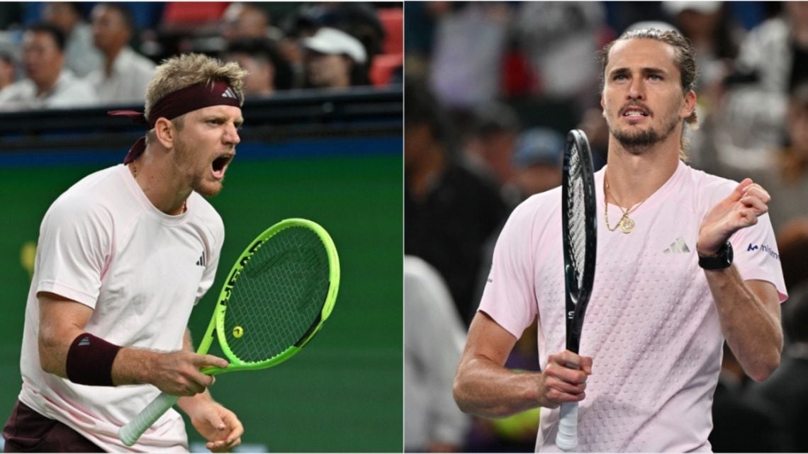 Davidovich le pinchó el globo a Zverev en Shanghái y va por su primera corona
