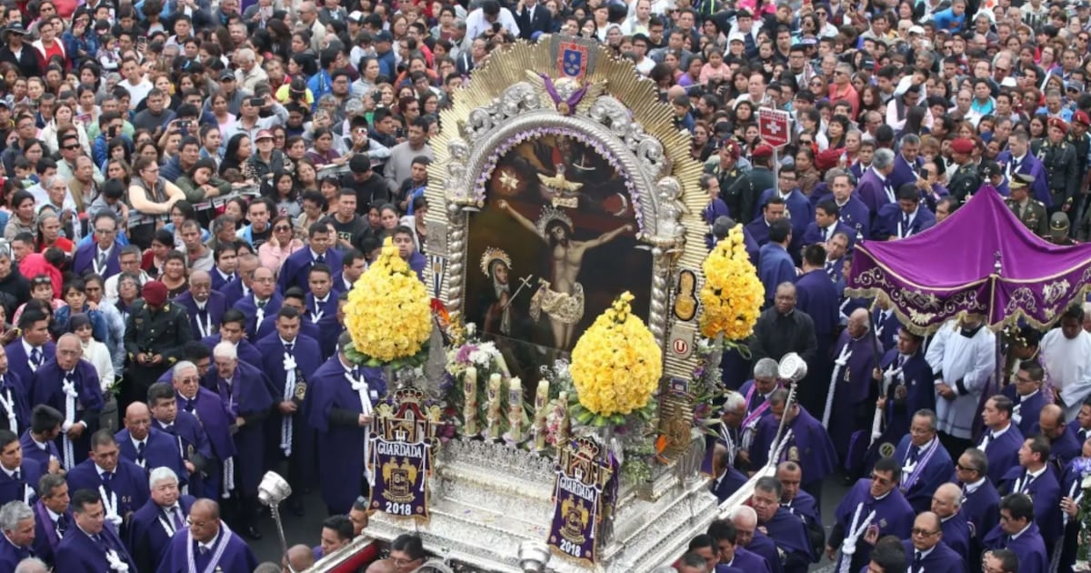 El Cristo Moreno vuelve a tomar las calles de Lima y convoca a miles de fieles en pleno octubre