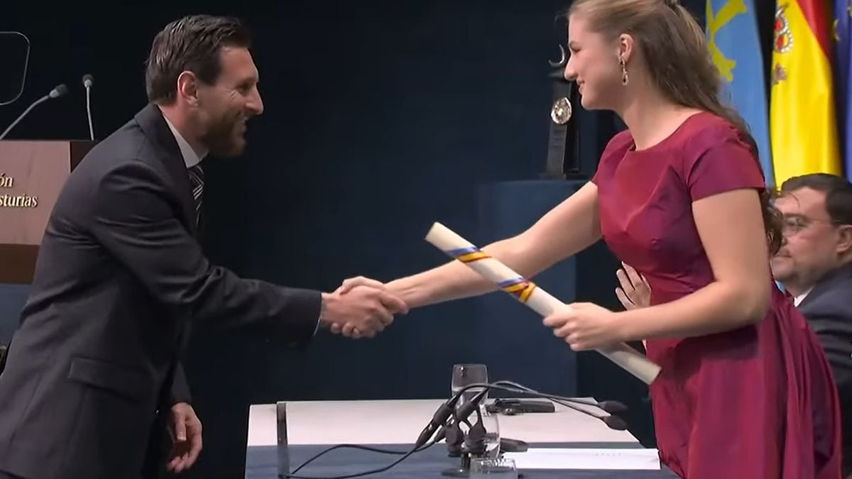 Messi, distinguido en Oviedo con un premio que ya le queda chico
