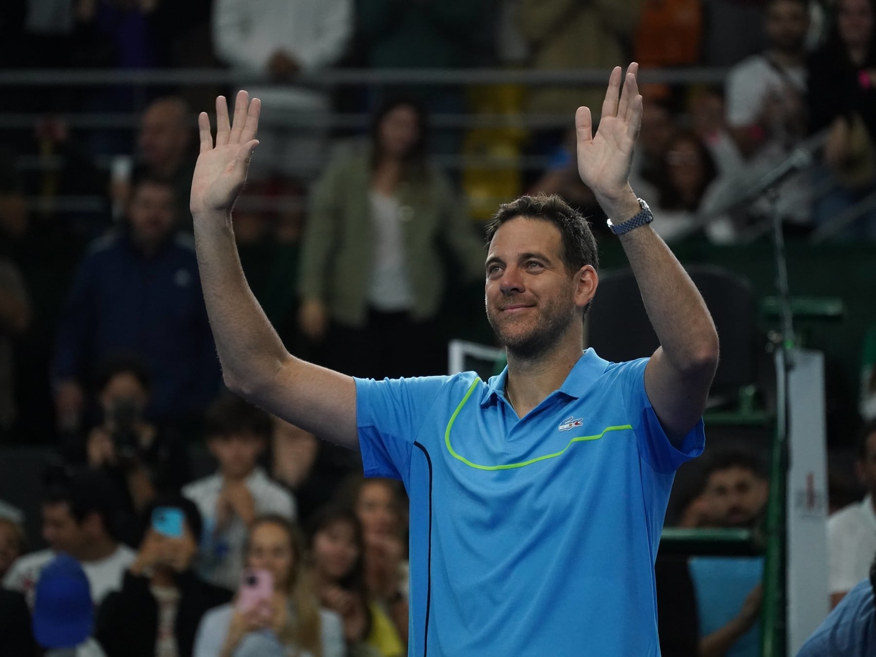 Del Potro volvió a la puerta de entrada del Salón de la Fama