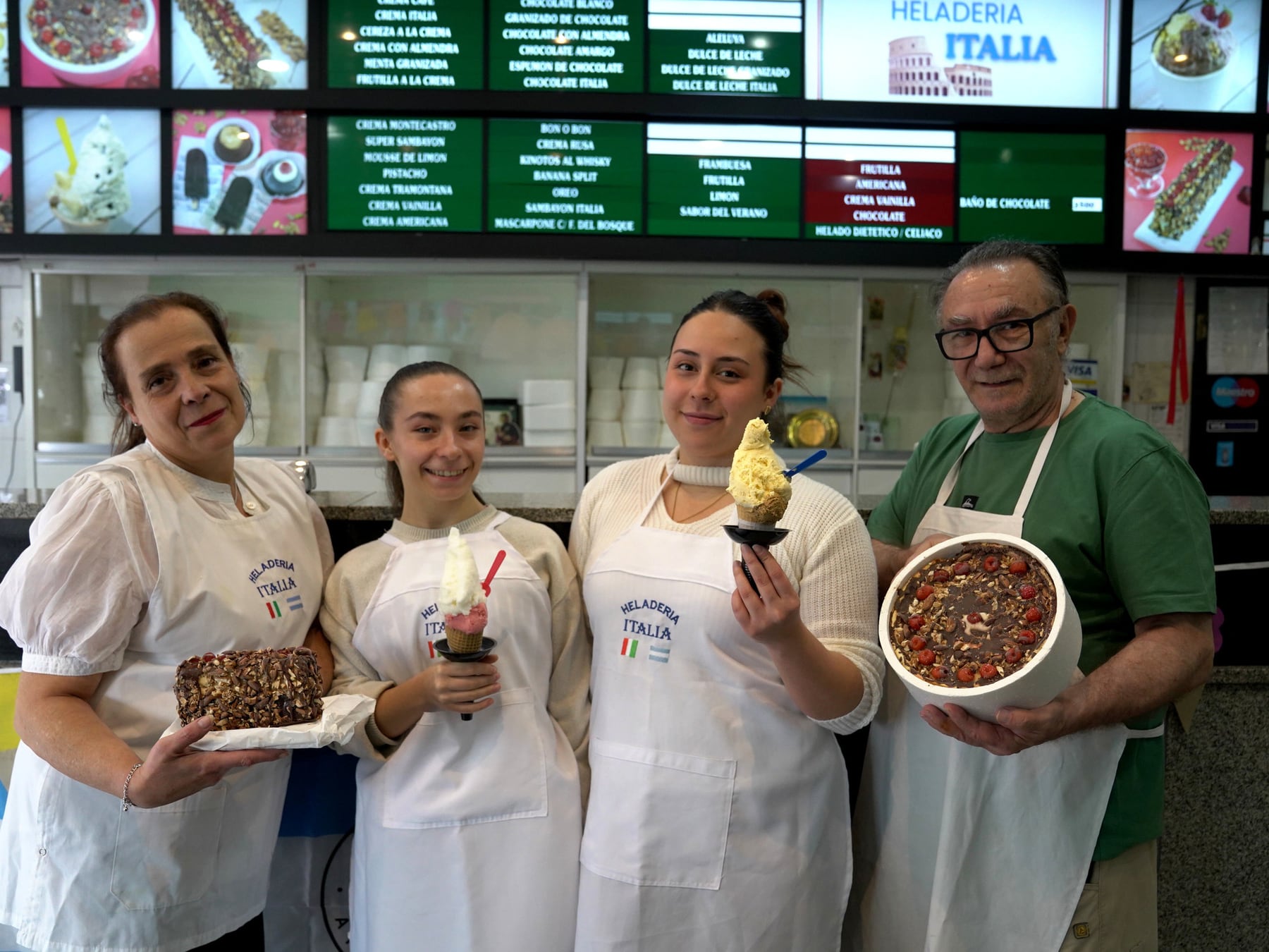 Monte Castro celebra un gelato familiar que resistsió el paso de los años